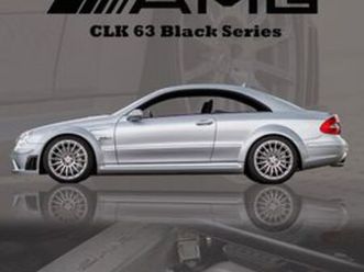 mercedes-benz clk 63 amg black series sammler rar.