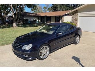 no reserve: 2008 mercedes-benz clk550 cabriolet