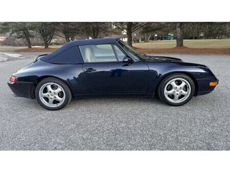 1996 porsche 993 cabriolet midnight blue/cashmere 1 owner a vendre