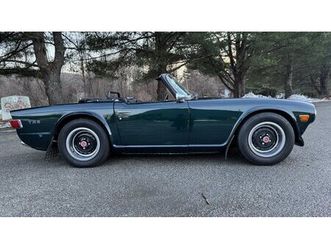 1971triumph tr6 british racing green with black interior a vendre