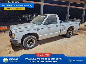 1988 chevrolet s10 pickup 2wd regular cab