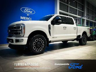 ford super duty f-250 srw 2023 platinum - diesel - cuir/toit/gps - bas prix - wow