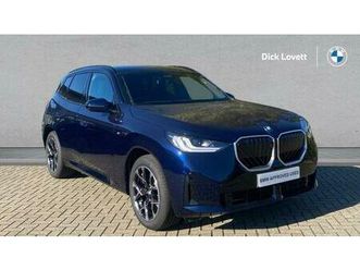 bmw x3 30e xdrive m sport 2.0 5dr
