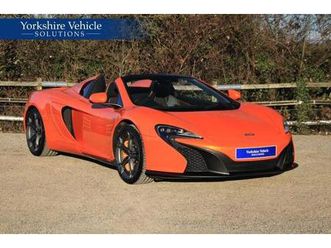 2018 mclaren 650s v8 2dr ssg auto convertible petrol automatic