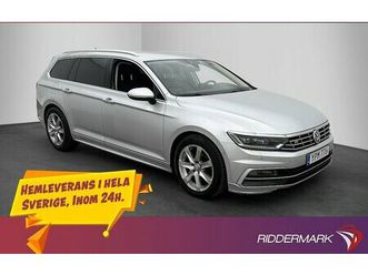 volkswagen passat gt r-line cockpit värm kamera drag 3-zons