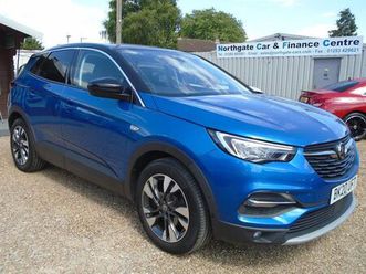 vauxhall grandland x 1.2 turbo sri nav suv 5dr petrol manual euro 6 (start/stop) (130 ps)