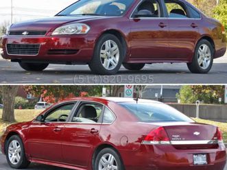 2011 chevrolet impala 69000 km pnues hiver non fumeur ni animaux