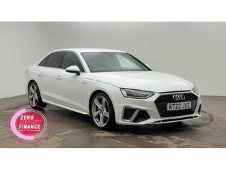 audi a4 2.0 tfsi 40 s line saloon 4dr petrol s tronic euro 6 (start/stop) (204 ps)