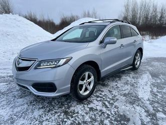 acura rdx 2017 tech pkg + commande audio + camera + bluetooth + siege chauffant + gps + wow +++