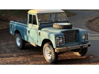 1977 land rover series 3 bleu manuel, 4 vitesses conduite...
