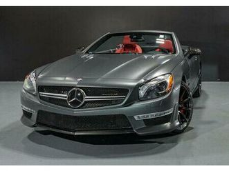 used 2014 mercedes-benz sl-class sl 63 amg roadster 2d