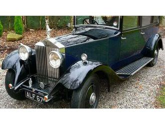 1934 rolls royce 20/25 bleu manuel conduite à droite in r...
