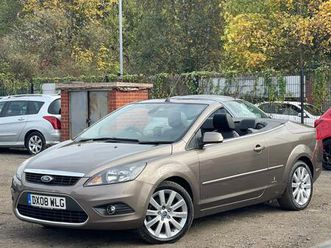 ford focus convertible cc cc3 + full leathers + long mot + low 54k miles *