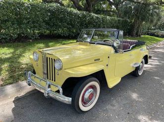 1949 willys-overland jeepster, impeccable