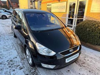 2009 ford galaxy tdci ghia wav 5 seat black 2.2 diesel 6 speed manual sat nav