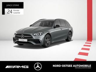 mercedes-benz c 220 d t amg night ahk parkpaket pano dab 9g