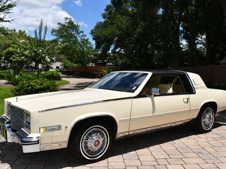 1984 cadillac eldorado 2dr coupe biarritz triple yellow 69ks