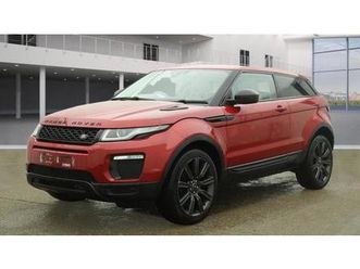 2016 land rover range rover evoque 2.0 ed4 se tech 3dr coupe diesel manual