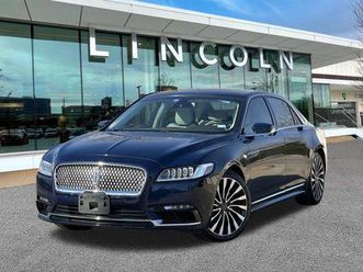used 2017 lincoln continental black label