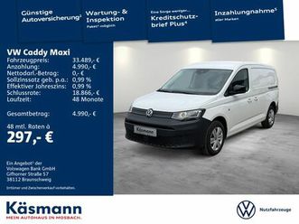volkswagen caddy cargo maxi 2.0tdi kam gra shz