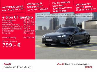 audi e-tron gt quattro matrixled luft acc b&o hud