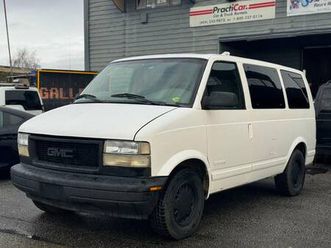 1999 gmc safari 3dr rwd passenger cargo van / normal title