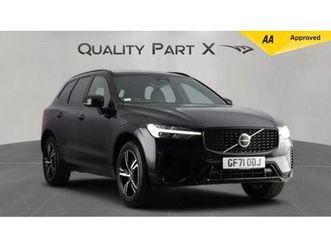 2021 volvo xc60 2.0h t6 recharge 11.6kwh r-design auto awd euro 6 (start/stop) 5dr estate petrol/electri...