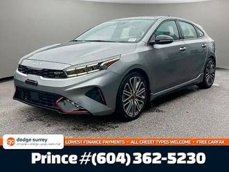 2023 kia forte5 gt dct sedan: local, low kms