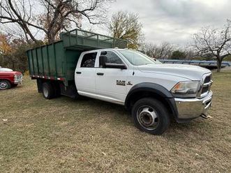 2015 dodge ram 5500 crew cab 4x4 diesel 12’ dump truck