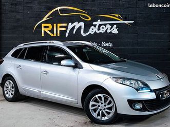 renault megane iii phase ii 1.6l dci 130 ch diesel estate sw break edition dynamique de 2012 - moteur a chaine - 1ère main - gps tomtom europe - bluetooth - rad