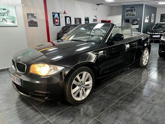 bmw serie 1 cabriolet 118d pack luxe 2eme main toile recente
