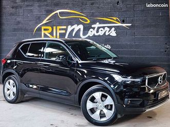 volvo xc40 essence t3 163 ch edition momentum bv6 de 2019 - 1ère main - cuir chauffant - toit ouvrant panoramique - xenon - camera - gps - crit'air 1