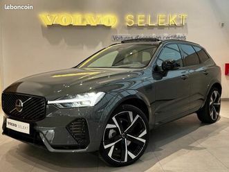 volvo xc60 t6 awd hybride rechargeable 253 ch+145 ch geartronic 8 ultra style dark