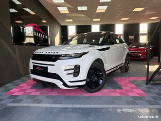 land rover range rover evoque r-dynamic - caméra 360 - climatisation auto bi-zone - régulateur et limiteur de vitesse