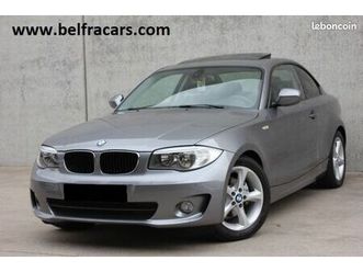 bmw série 1 coupe 120i 170ch toitouvr/regvit/parksensor/siegchauf/ja/gar12mois