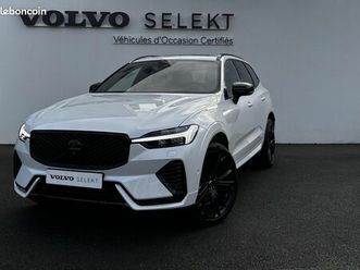volvo xc60 t6 awd hybride rechargeable 253 ch+145 ch geartronic 8 black edition