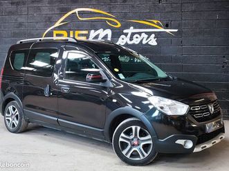 dacia dokker 1.5l bluedci 95 ch edition stepway diesel de 2019 - 1ère main - gps europe - climatisation - regulateur de vitesse - radar de recul - bluetooth