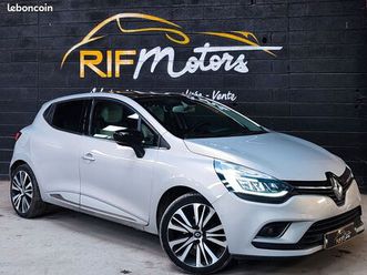 renault clio iv phase 2 tce 120 ch edc essence automatique edition initiale paris 1ère main de 2017 - toit pano - cuir chauffant - xenon - gps europe - camera