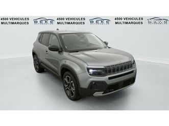 jeep avenger 1.2 turbo t3 110 ch e-hybrid bvr6 summit