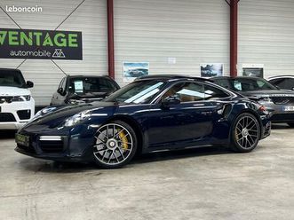 porsche 991 turbo s phase ii 580 ch pdk malus payé aerokit 911 turbo en noir