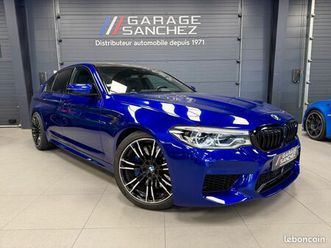 bmw m5 (f90) v8 4.4l 600ch bva8 - toit carbone/caméra 360°/sièges m/b&w - suivi bmw