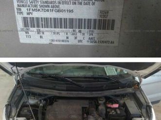 ford explorer 3.5 v6 295 ch – 2015 – import us – accident arrière – à réparer / export