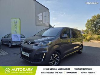 citroën spacetourer m bluehdi 150 shine 8 places cuir / toit pano / 2 portes latérales