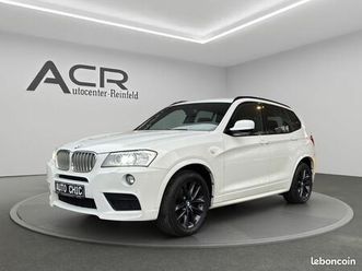 bmw x3 35d m sport 313ch - xdrive - toit ouvrant panoramique - historique d'entretien complet - 167 200km