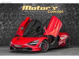 mclaren 720s performance coupé v8 720 ch / special paint pack carbone caméra lift system soft close