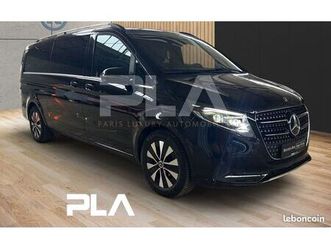 mercedes classe v iii extra-long 300 d 8 places avantgarde facelift + cuir + portes electriques + 360° + acc