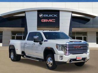 2020 gmc sierra 3500hd denali pickup white frost tricoat