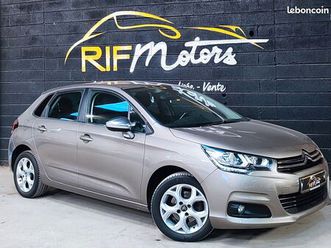 citroen c4 1.6l bluehdi 120 ch eat6 edition feel automatique diesel de 2016 - 1ère main - climauto - regulateur de vitesse - radar de recul - gps europe - bluet