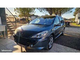 peugeot 307 sw 1.6 hdi 110 ch fap – finition griffe – entretien et revision ok facture / 5 ou 7 places / gps climatisation / garantie boite et moteur