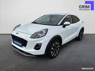 ford puma 1.0 flexifuel 125 ch mhev s&s bvm6 titanium business